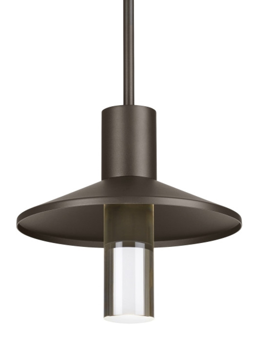 Ash Outdoor Pendant, 1-Light, LED, Bronze, 12.5"W (700OPASHH927CZUNV 703E1CL)