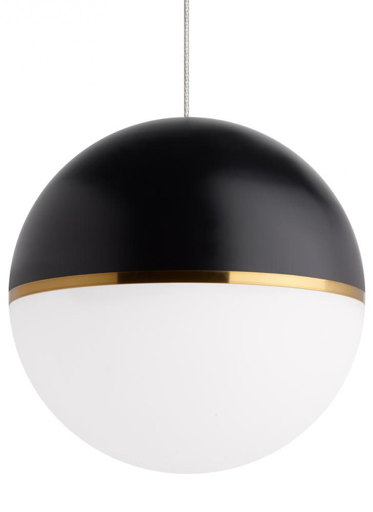 Akova Pendant, 1-Light, LED, Nickel, Satin Nickel, 7"W (700MPAKVBRS-LED927 70E1DHY)