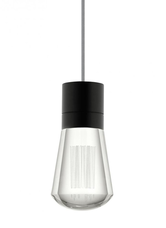 Alva Pendant, 1-Light, LED, Black, 7.1"H (700TDALVPMCYB-LED922 70EADJV)