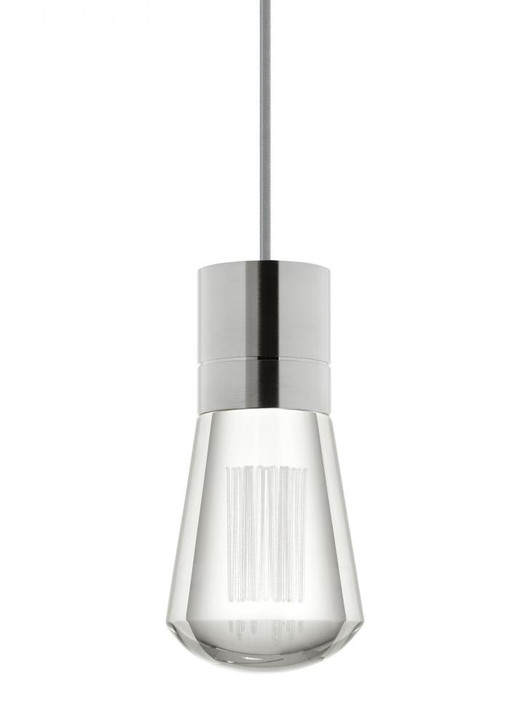 Alva Pendant, 1-Light, LED, Nickel, 7.1"H (700TDALVPMCYS-LED930 70EADK2)