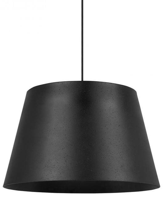 Henley Pendant, 1-Light, Black, 18"W (700TDHNLPBB 70P067M)