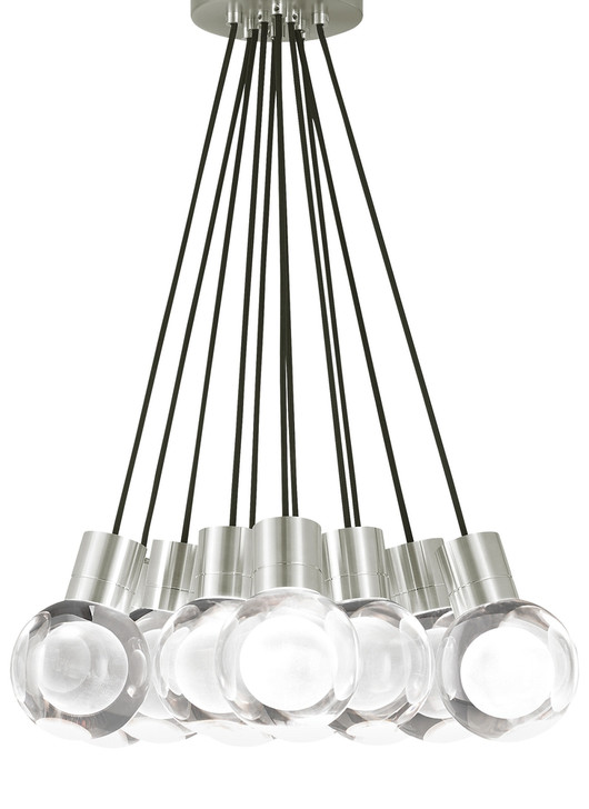 Mina Pendant, 11-Light, LED, Nickel, 18"W (700TDMINAP11CBS-LED922 70P096R)