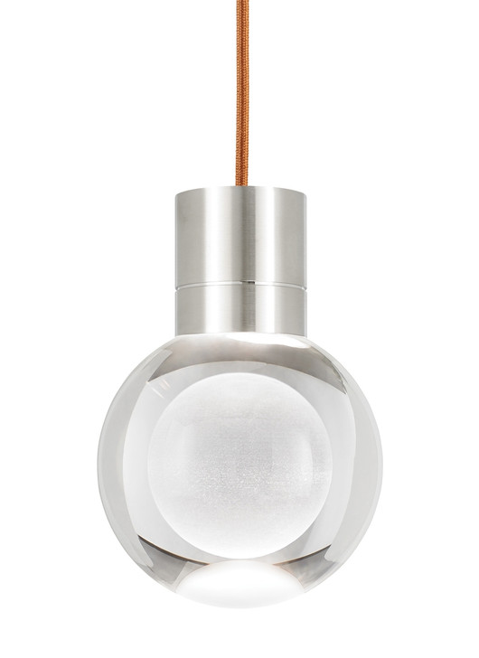 Mina Pendant, 1-Light, LED, Nickel, 7.6"H (700TDMINAP1CPS-LEDWD 70P0A61)