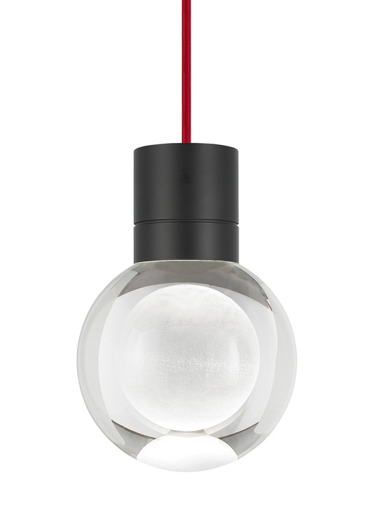 Mina Pendant, 1-Light, LED, Black, 7.6"H (700TDMINAP1CRB-LED930 70P0A63)