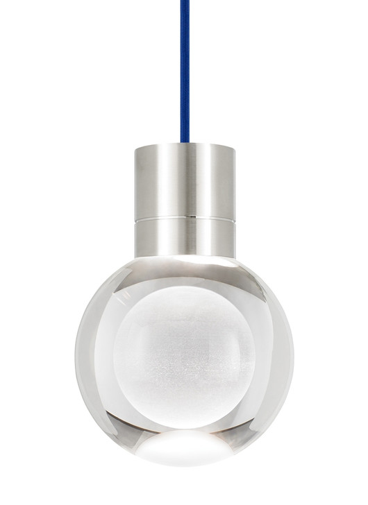 Mina Pendant, 1-Light, LED, Nickel, 7.6"H (700TDMINAP1CUS-LED930 70P0C2P)