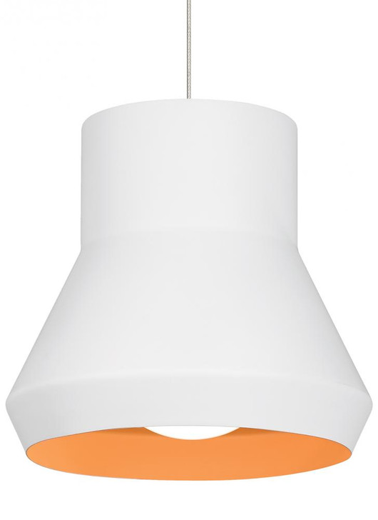 Milo Outdoor Pendant, 1-Light, LED, White, 14.5"W (700TDMLOWO-LED927 70PD8ZV)