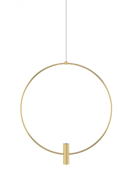 Mini Layla Pendant, 1-Light, LED, Brass, 20.2"H (700MOLAY18NB-LED930 70PDDUX)