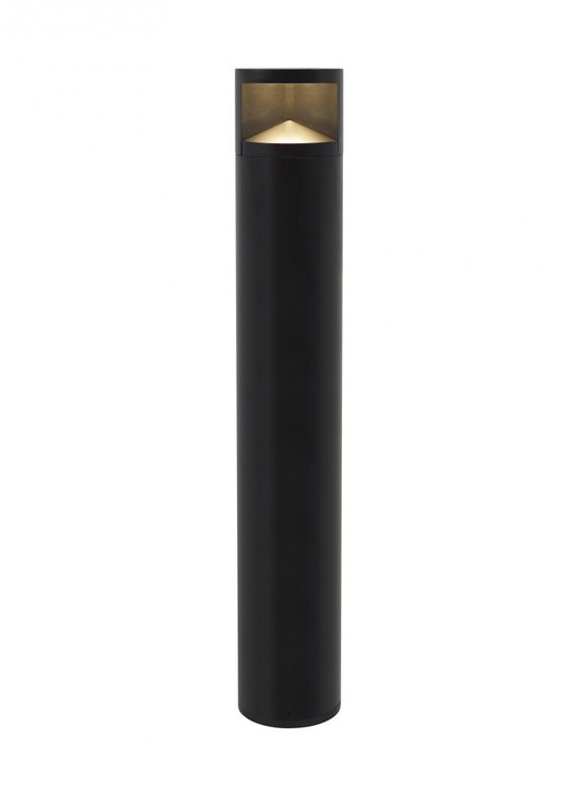 Arkay One Outdoor Bollard, 1-Light, LED, Black, 37"H (700OBARK183036BUNV 70PDGRR)