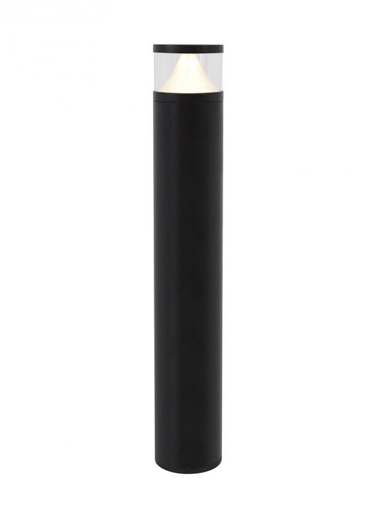 Arkay Three Outdoor Bollard, 1-Light, LED, Black, 37"H (700OBARK383036BUNV 70PDGTD)