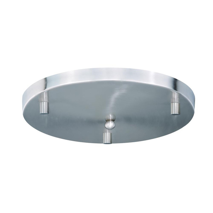 Mini Pendant Canopy Kit, 3-Light, Satin Nickel, 11.75"W (Y0005 J3RT)