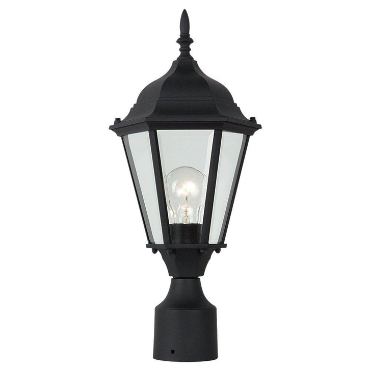 1-Light Outdoor Post Lantern, Generation Lighting - Seagull 82938-12 TYP1