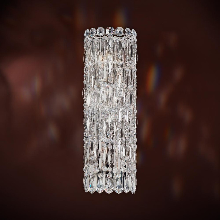 Sarella Wall Sconce, 4-Light, Heirloom Gold, Clear Swarovski Crystal, 22"H (RS8331N-22S 1HWVTW)