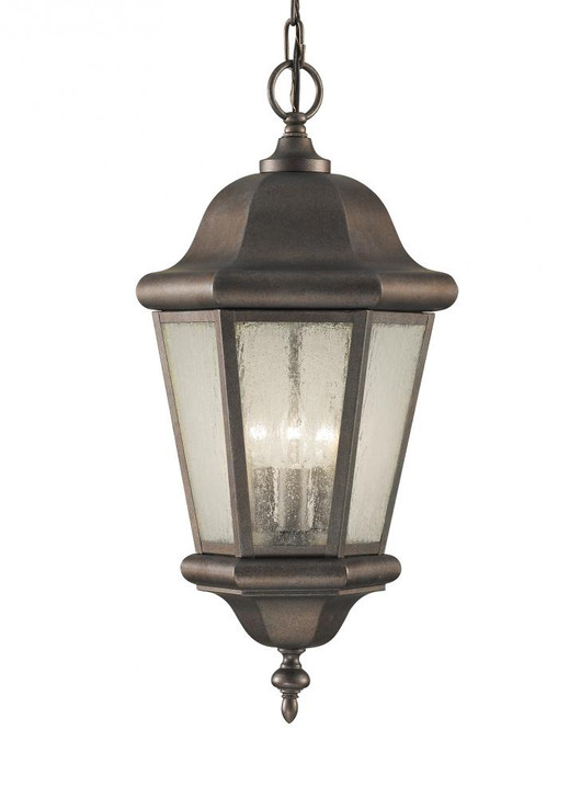 3-Light Outdoor Pendant Lantern, Generation Lighting - Seagull OL5911EN/CB A512P