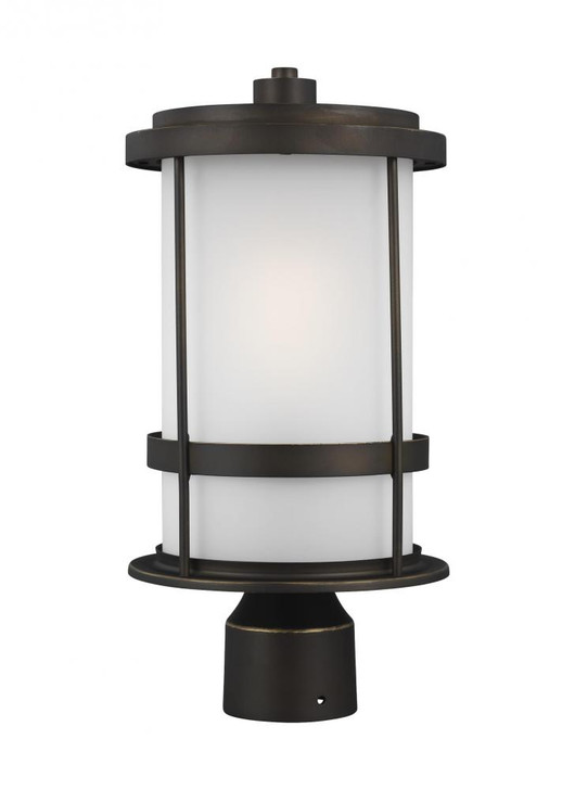 1-Light Outdoor Post Lantern, Generation Lighting - Seagull 8290901EN3-71 A4Z1F