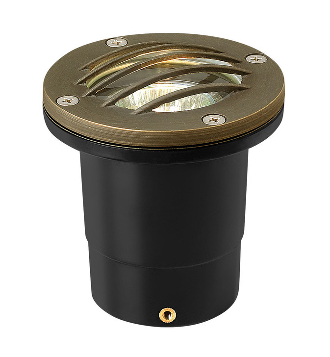 Hardy Island Outdoor Landscape Well Light, 1-Light, Matte Bronze, 3.75"W (16704MZ G010)