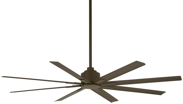 Xtreme H2O Outdoor Ceiling Fan, 8-Blade, Oil Rubbed Bronze, Oil Rubbed Bronze Blades, 65"W (F896-65-ORB ER75)