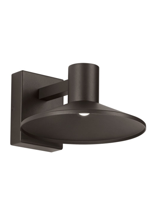 Ash Outdoor Wall Sconce, 1-Light, LED, Bronze, 9.75"H (700OWASHL92710CZUNVSP 703E481)