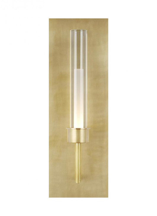 Linger Wall Sconce, 1-Light, LED, Brass, Natural Brass, 15.3"H (700WSLNG1NB-LED930 70P9E50)