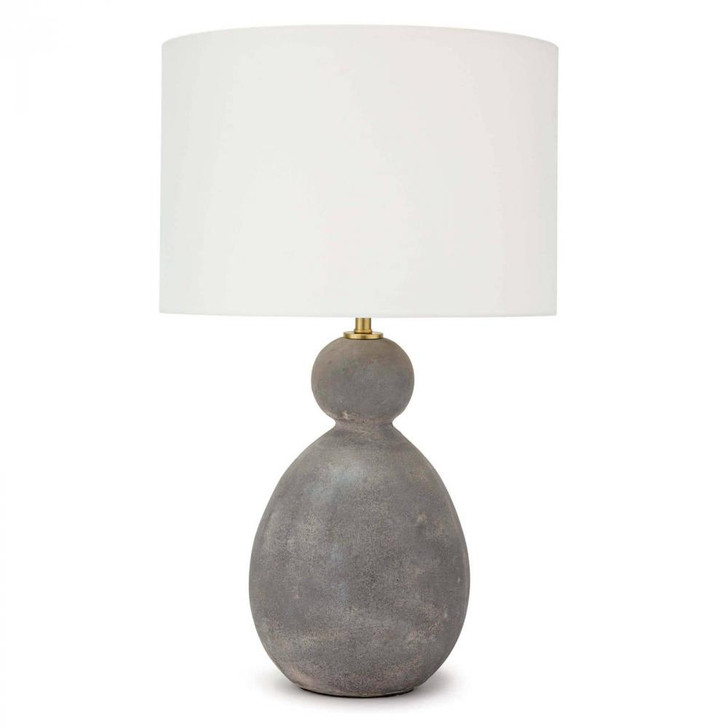 Playa Table Lamp, 1-Light, Brown, Linen Shade, 25.5"H (13-1443 50502NP)
