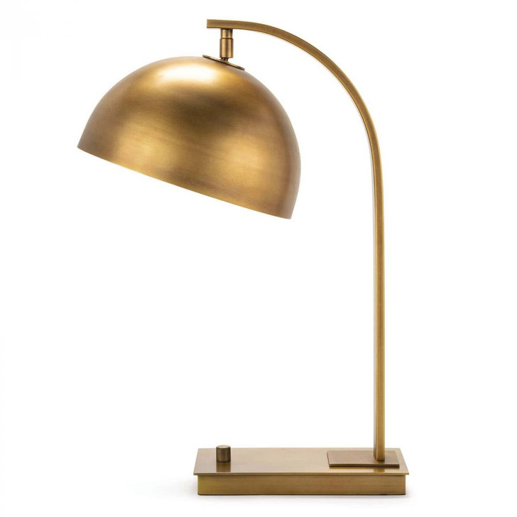 Otto Desk Lamp, 1-Light, Natural Brass, 20.5"H (13-1451NB 50502NG)