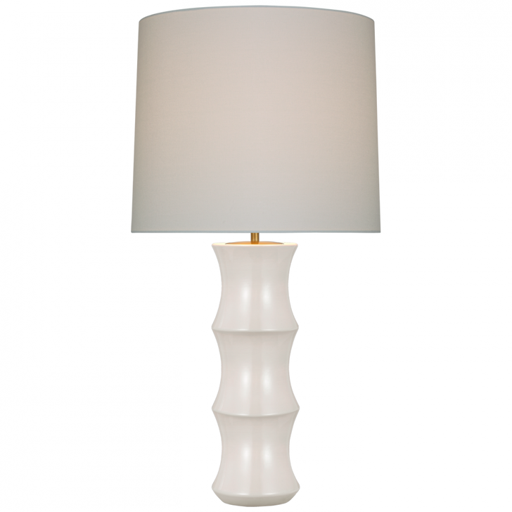 Marella Table Lamp, 1-Light, Ivory, Linen Shade, 37"H (ARN 3662IVO-L CU4DN)