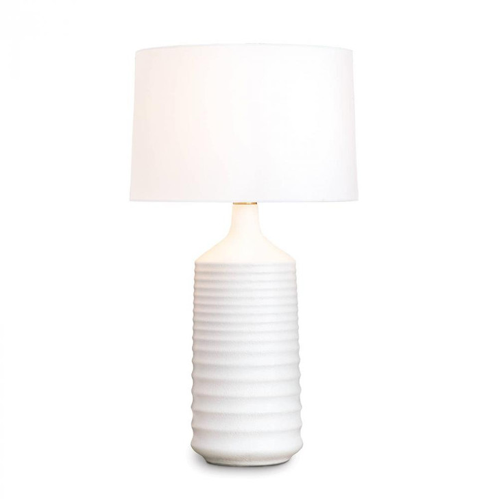 Coastal Living Temperance Table Lamp, 1-Light, White, Linen Shade, 30.5"H (13-1415 50502RC)