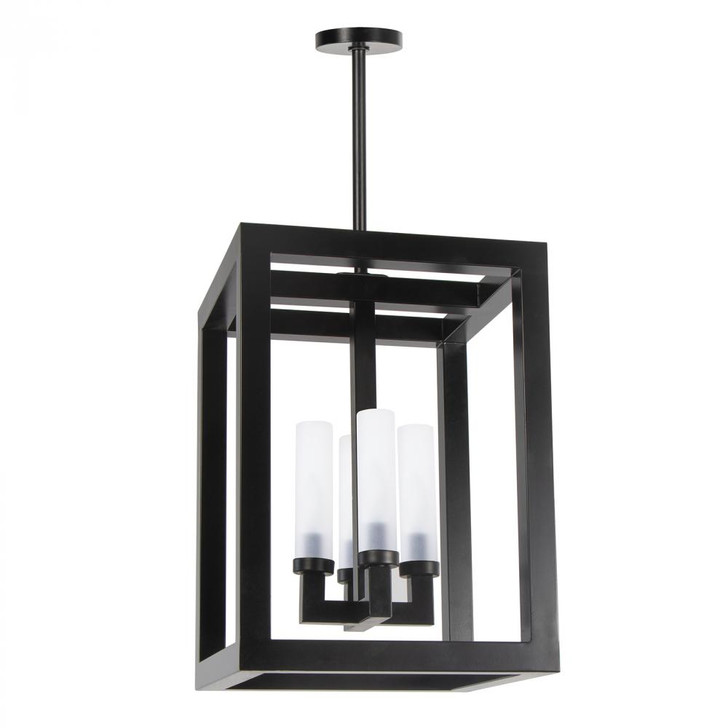 Coastal Living Montecito Lantern Large, 4-Light, Black, 16"W (17-1009 50502QF)