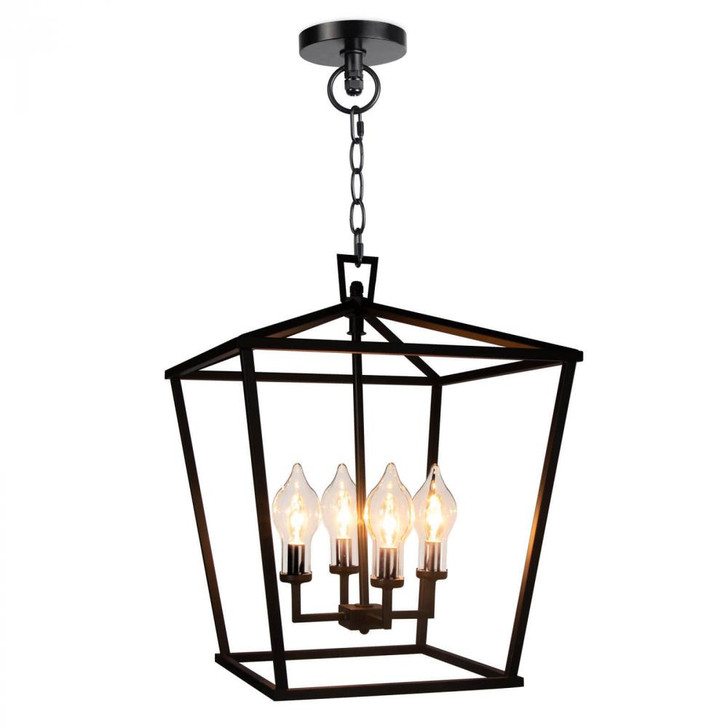 Coastal Living Hampton Lantern, 4-Light, Black, 30"H (17-1016 50502Q5)