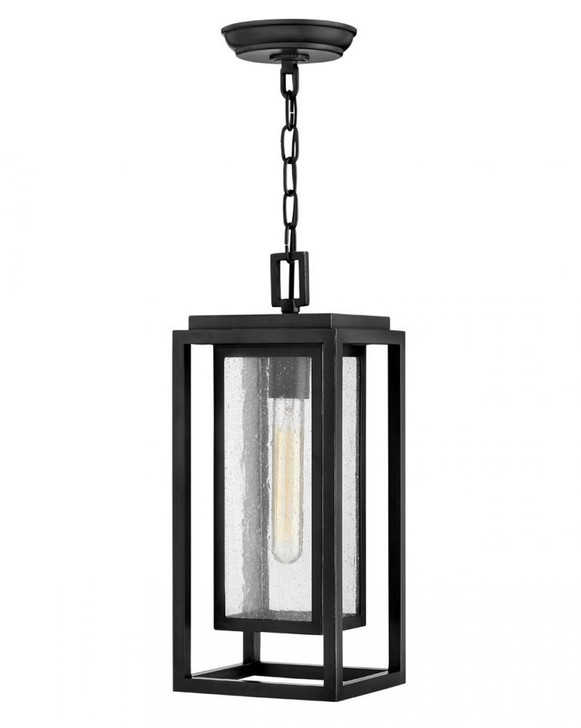 Republic Medium Hanging Lantern, LED, Black, 16.75"H (1002BK-LL 9Q7JH)