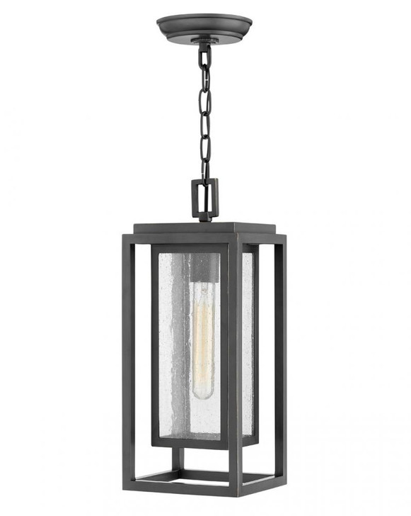 Republic Medium Hanging Lantern, LED, Dark Bronze, Light Bronze, 16.75"H (1002OZ-LL 9Q7JK)