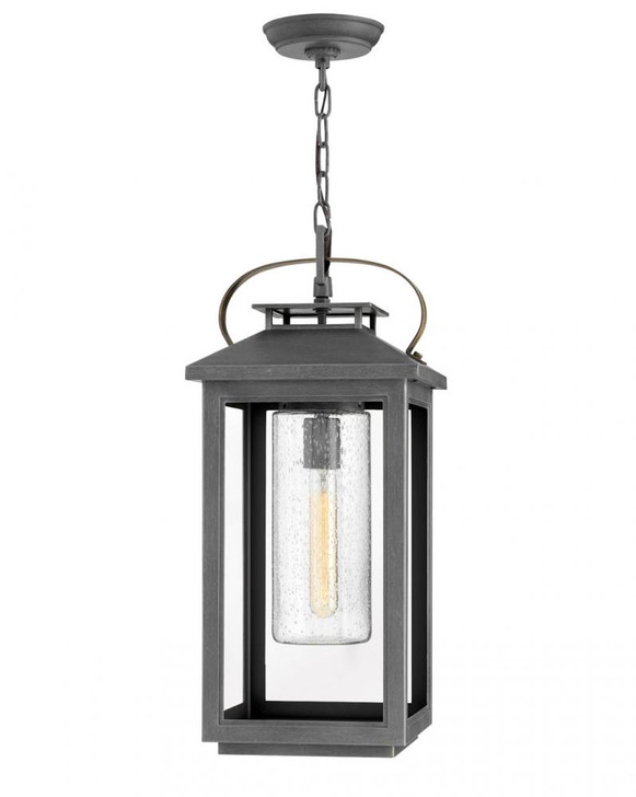 Atwater Medium Hanging Lantern, LED, Gray, 21.5"H (1162AH-LL 9Q7K9)