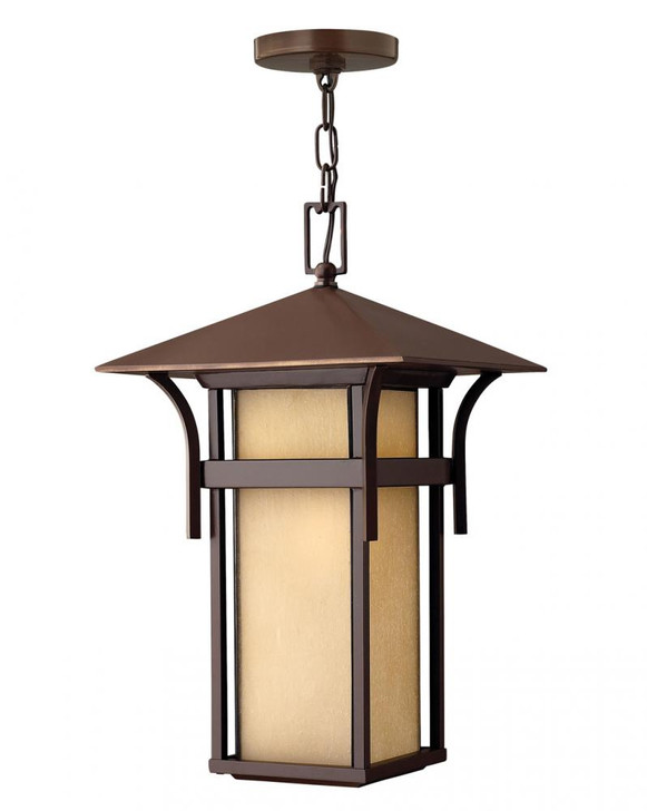 Harbor Hanging Lantern, 1-Light, LED, Light Bronze, 19"H (2572AR-LV 9Q8JK)