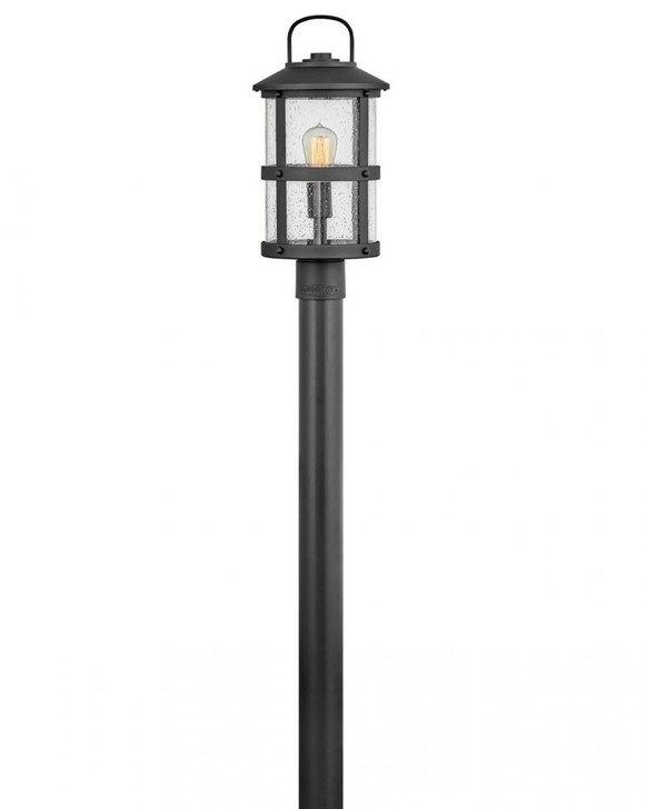 Lakehouse Pier Mount Light, LED, Black, 9"W (2687BK-LL 9Q9FF)