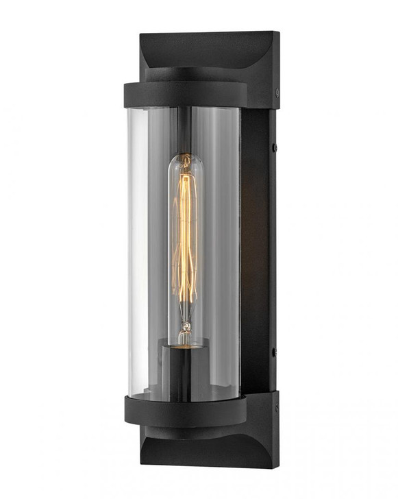 Pearson Outdoor Wall Lantern, LED, Black, 14"H (29060TK-LL 9Q9GC)