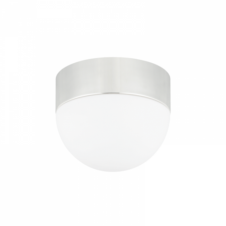 Adams Flush Mount, 2-Light, Nickel, 10"W (2110-PN A8K8P)