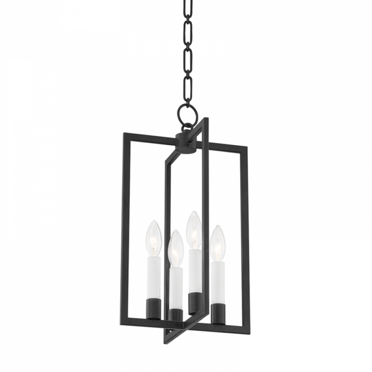 Middleborough Pendant, 4-Light, Aged Iron, 10"W (Mds420-Ai A8N3M)