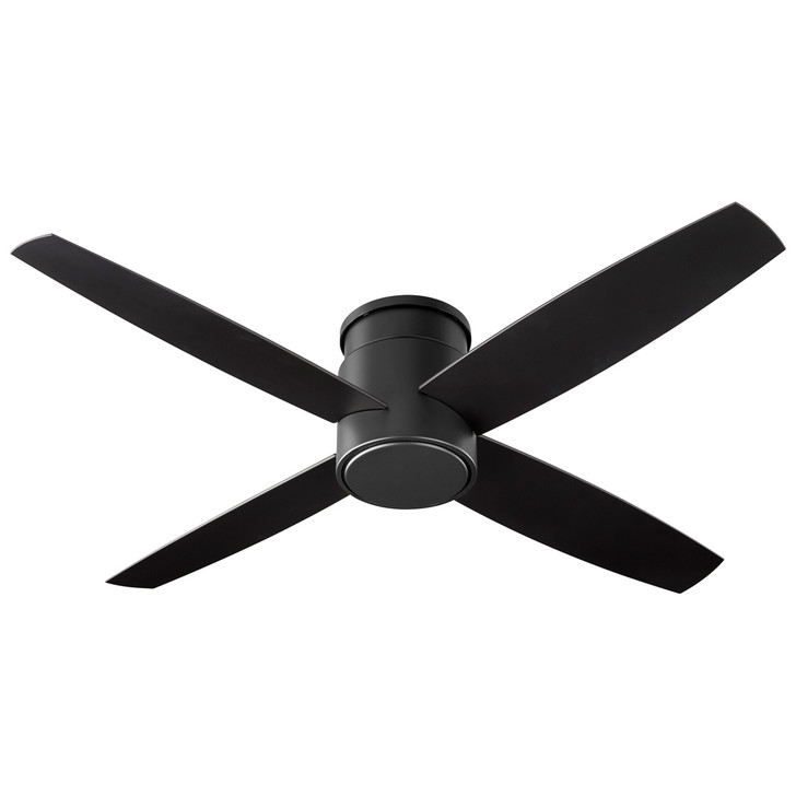 Oslo Hugger Ceiling Fan, 4-Blade, Noir, Noir Blades, 52"W (3-102-15 42N2P)