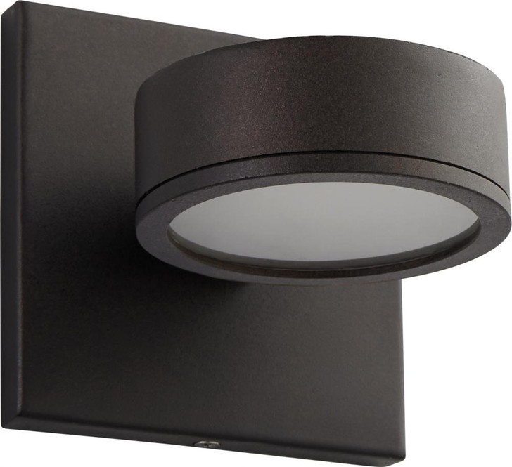 Ceres Outdoor Wall Sconce, 1-Light, LED, Oiled Bronze, Frosted Glass Shade, 4.75"H (3-726-22 3ZR9X)