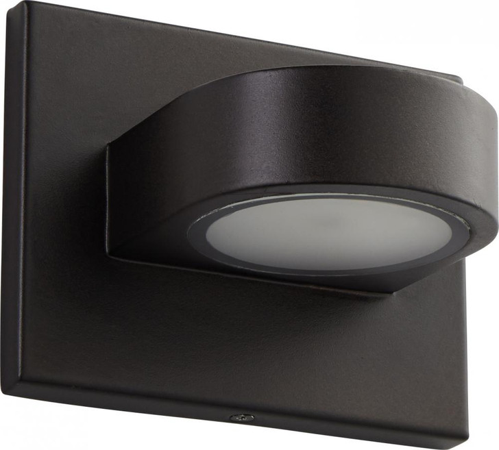 Eris Outdoor Wall Sconce, 1-Light, LED, Oiled Bronze, Frosted Glass Shade, 4.75"H (3-720-22 3ZR9T)
