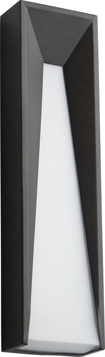 Calypso Outdoor Wall Sconce, 1-Light, LED, Oiled Bronze, Polished White Polycarbonate Shade, 16.5"H (3-730-22 3ZRA4)