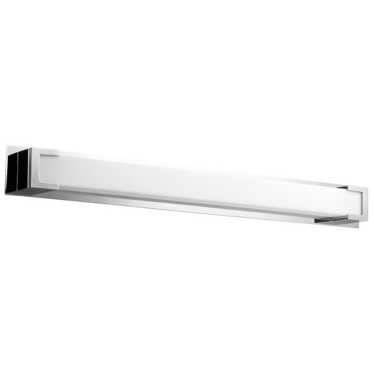 Orion Vanity, 1-Light, LED, Polished Nickel, Matte White Shade, 27"W (3-543-14 42N41)