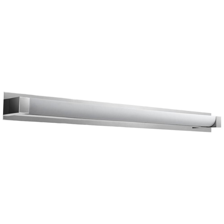 Balance Vanity, 2-Light, LED, Polished Nickel, Matte White Shade, 48.5"W (3-549-20 3ZNEY)