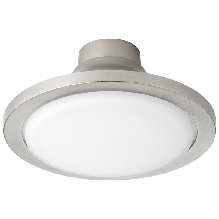 Juno Fan LED Light Accessory Kit, 1-Light, LED, Satin Nickel, Satin Opal Shade, 7.375"W (3-9-109-24 42Q3H)