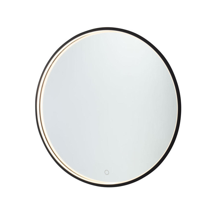 Reflections Mirror, LED, Matte Black, 23.75"W (AM319 340430N6)