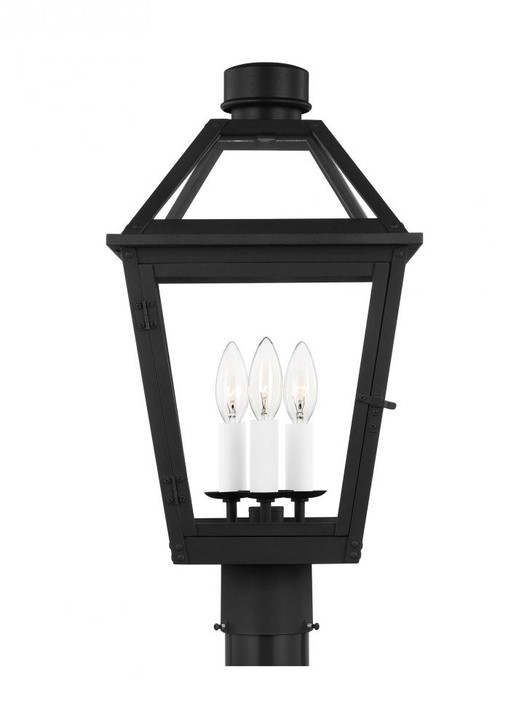 Hyannis Outdoor Post Lantern, 3-Light, Textured Black, Clear Shade, 19.75"H (CO1413TXB 706X09V)