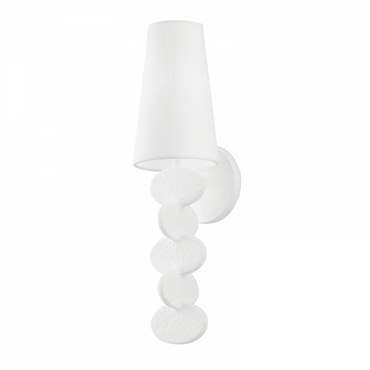 Enzo Wall Sconce, 1-Light, Gesso White, 18"H (B3501-GSW UCRP)