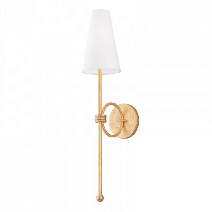 Magnus Wall Sconce, 1-Light, Vintage Gold Leaf, 25.5"H (B3691-VGL UCRU)