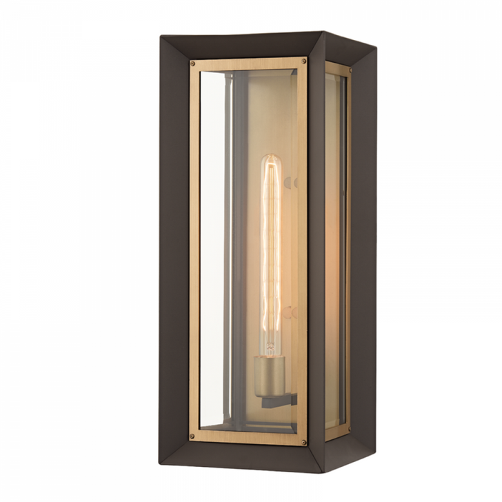 Lowry Wall Sconce, 1-Light, Bronze, Brass, 21"H (B4053-TBZ/PBR U9WC)