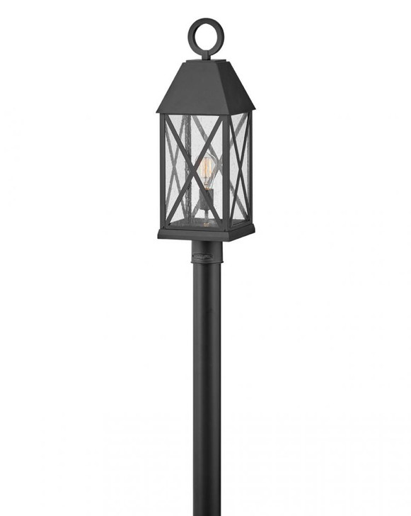 Briar Pier Mount Light, 1-Light, Aluminum, 8"W (23301MB 9U672)