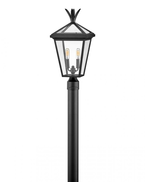 Palma Pier Mount Light, 2-Light, Aluminum, 10"W (26091BK 9U67R)